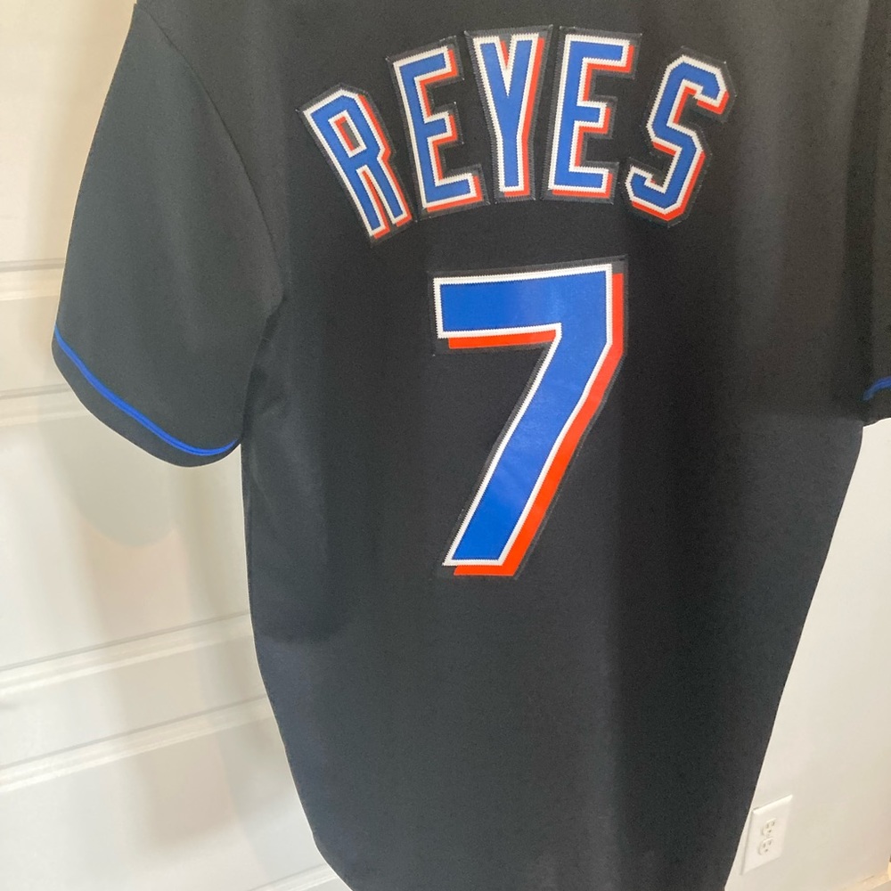 Jose Reyes Majestic Mets Jersey